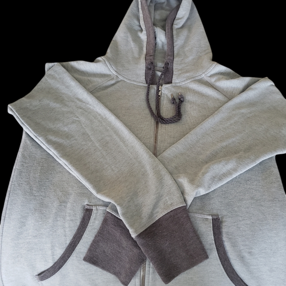 💙 Women's Grey Hoody Jacket size Large.
